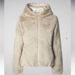 Save the Duck Women’s Reversible Faux Fur Puffer Coat size S